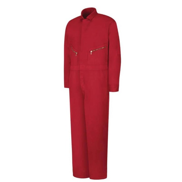 Red Kap Other - Men's Long Sleeve, Zip-Front Coverall- Size 38 Regular